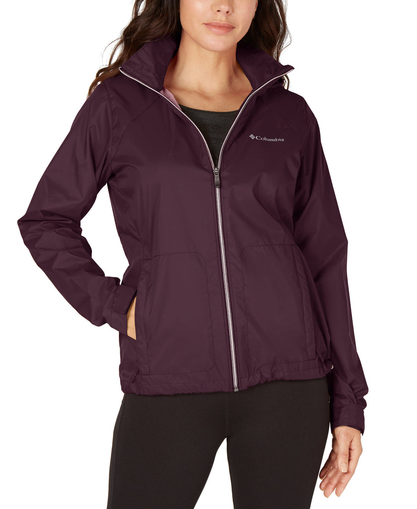 Columbia-Women-Switchback-Waterproof-Packable-Rain-Jacket-Black-Cherry