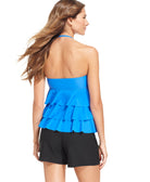 Island Escape Women Cover Up, Solid Board Shorts