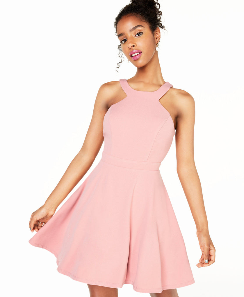 Teen Lace Open-Back Fit Flare Dress (Young Women's Fit) Online Warehouse Sale Teen Lace Open-Back Fit Flare Dress (Young Women's Fit) Online Warehouse Sale