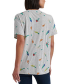 Lucky Brand Women Embroidered Floral T Shirt