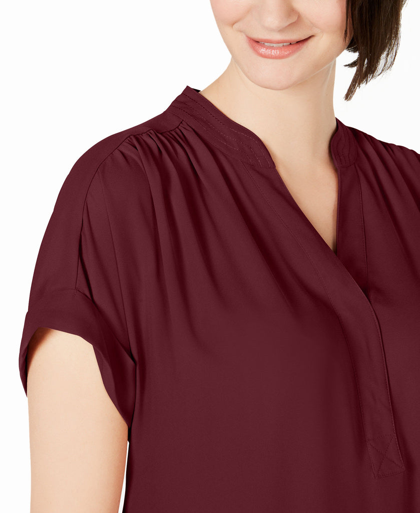 Charter Club Women Split Neck Top