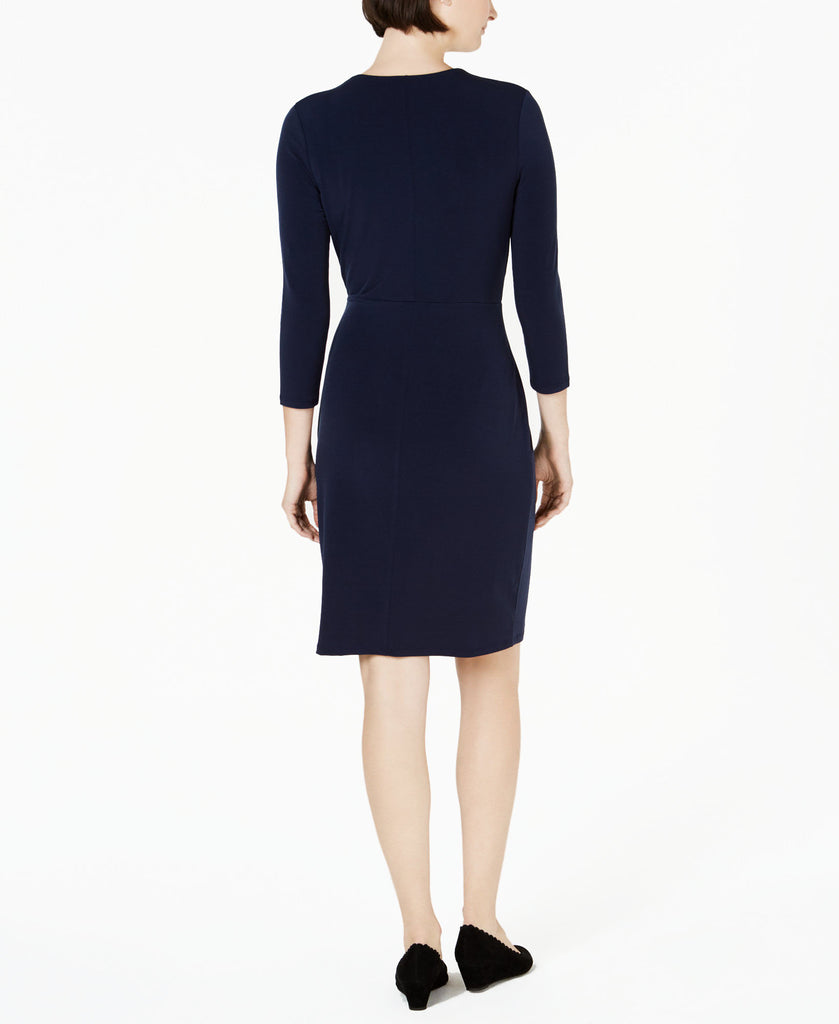 Women's Hardware Faux-Wrap Dress Online Warehouse Sale Women's Hardware Faux-Wrap Dress Online Warehouse Sale