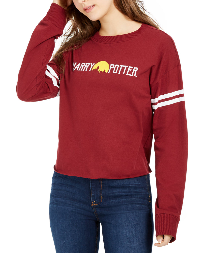 Warner Brothers Women Harry Potter Cotton T Shirt Garnet