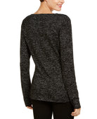 INC International Concepts Women Shiny Knit Top