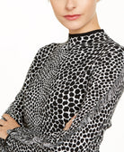 INC International Concepts Women Fringe Trim Jaquard Sweater