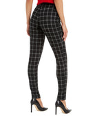 INC International Concepts Women Windowpane Plaid Leggings