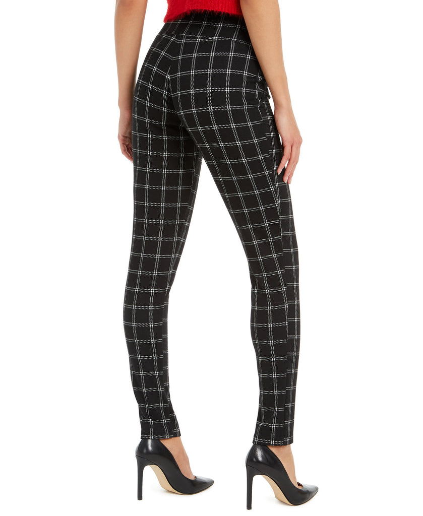 INC International Concepts Women Windowpane Plaid Leggings