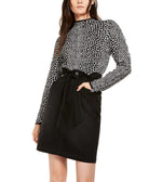 INC International Concepts Women Fringe Trim Jaquard Sweater