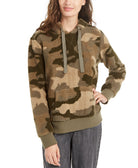 Hippie Rose Juniors Sherpa Hoodie Camo