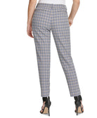 DKNY Women Houndstooth Plaid Essex Ankle Pant