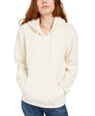 Hippie Rose Juniors Sherpa Hoodie Gardenia