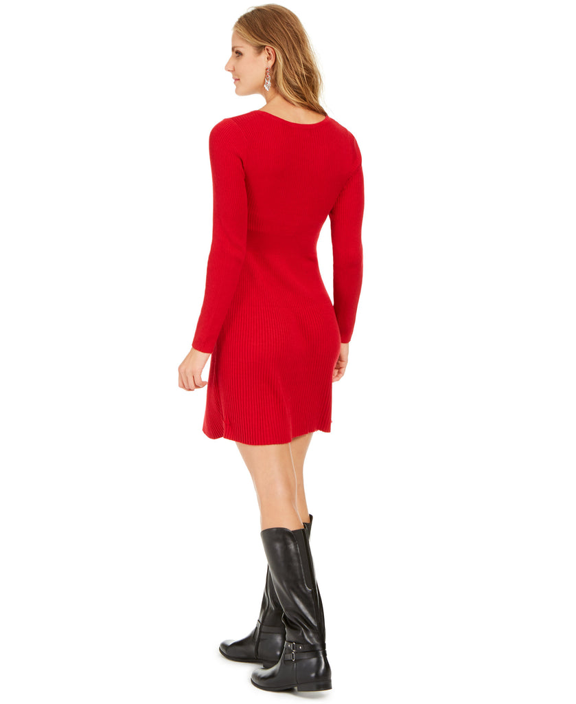 Style & Co Women Ribbed Sweater Dress