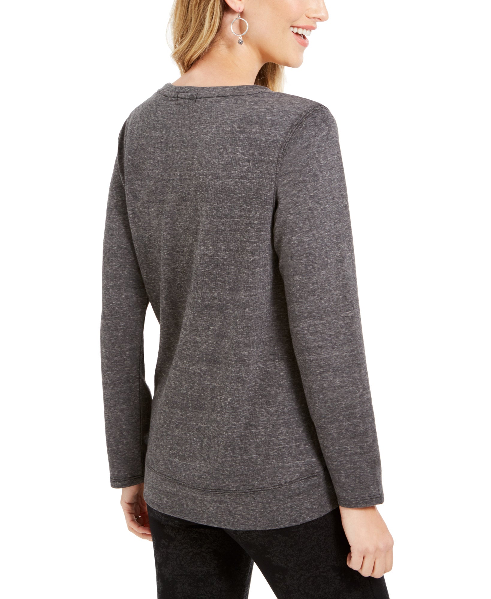 Style & Co Women Snowflake Embellished Sweatshirt