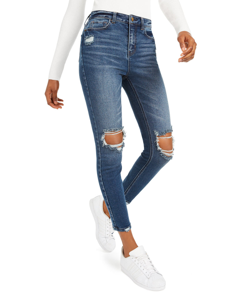 Vanilla-Star-High-Rise-Distressed-Skinny-Jeans-Dark-Wash