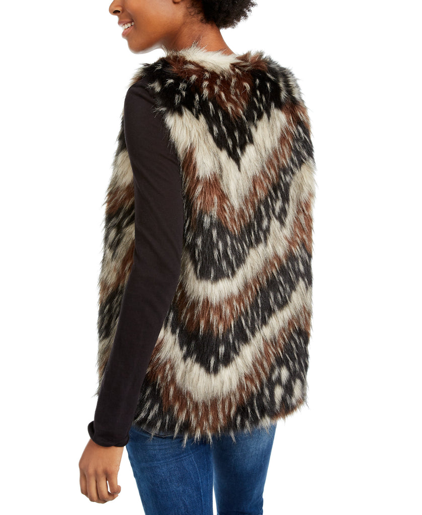 Say What Women Faux Fur Vest