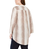 NY Collection Women Plus High Low Hem Tunic