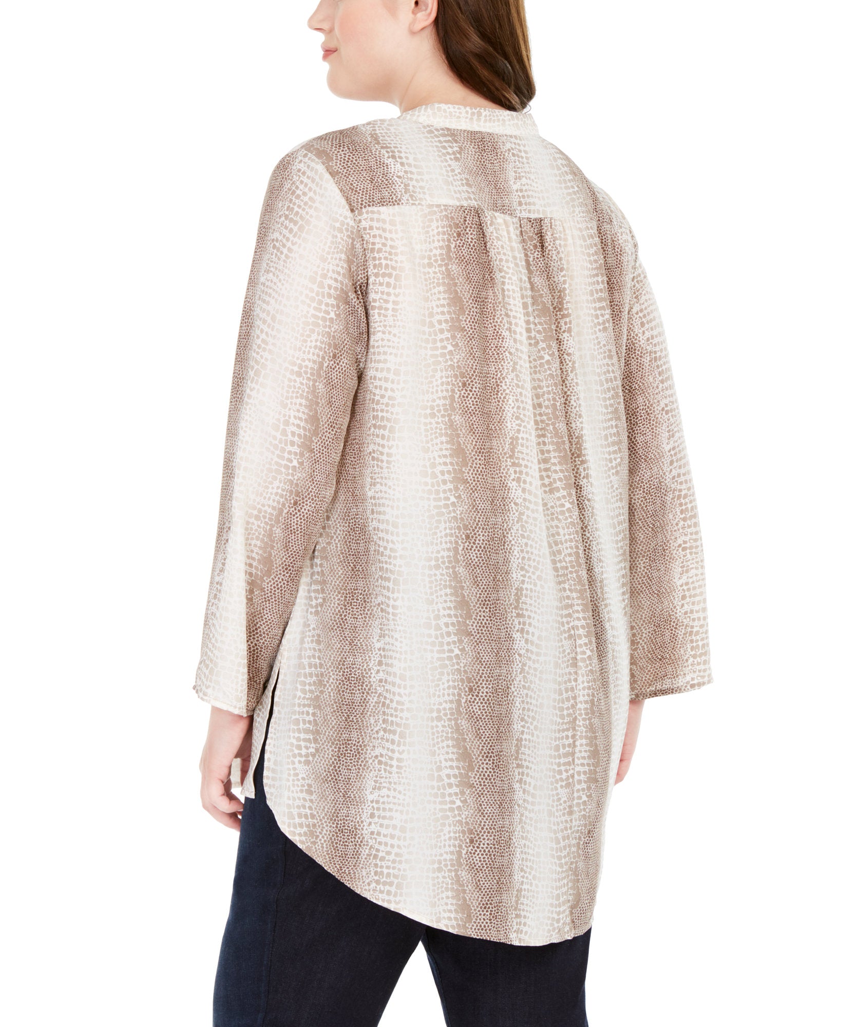 NY Collection Women Plus High Low Hem Tunic
