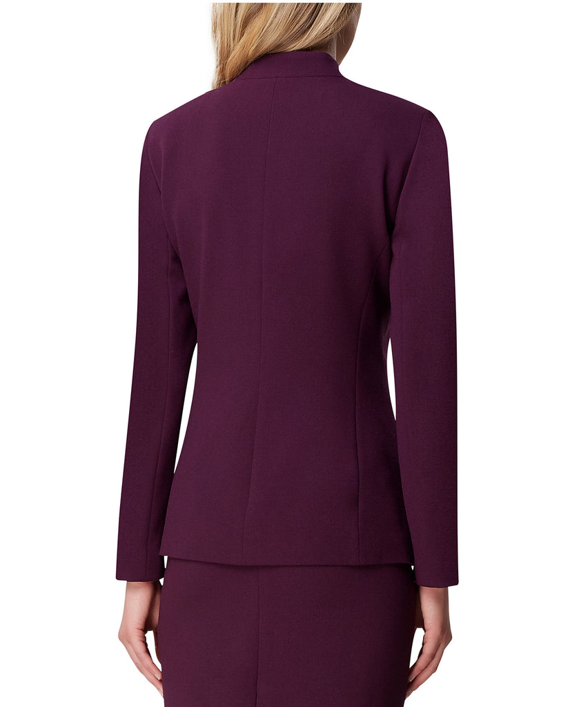 Tahari ASL Women Petite Scalloped Edge Blazer