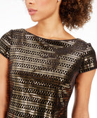 Vince Camuto Women Metallic Sheath Dress