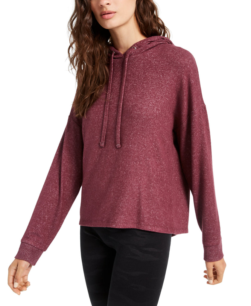 Hippie Rose Women Cozy Hoodie Purple