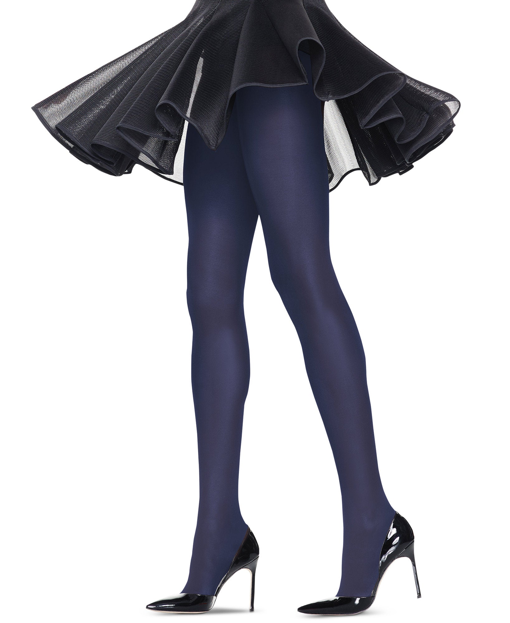 Hanes Women X Temp Opaque Tights Ink Navy
