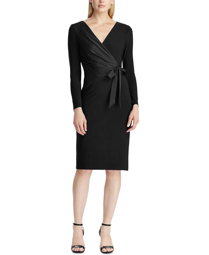 Lauren Ralph Lauren Women Bow Detail Dress Black