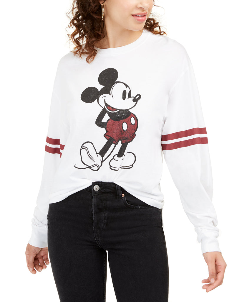 Disney Women Mickey Mouse Graphic T Shirt Natural
