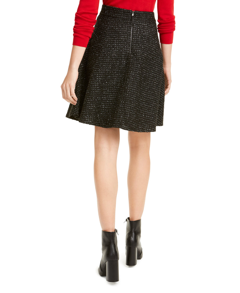 Maison Jules Women Tweed A Line Skirt