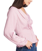 1.STATE Women Surplice Peplum Top