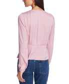 1.STATE Women Surplice Peplum Top