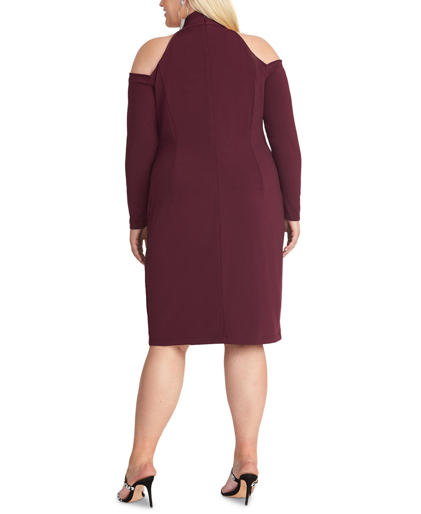 RACHEL Rachel Roy Women Plus Trendy Simone Cold Shoulder Dress