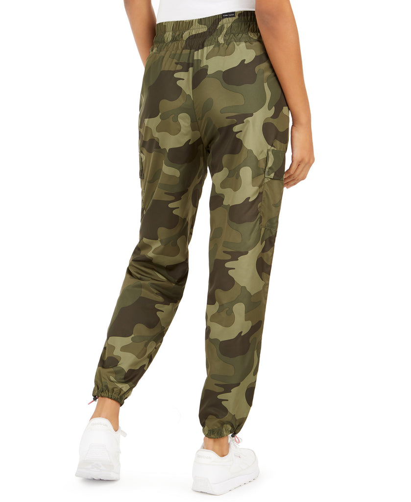 Almost Famous Women Camo Print Jogger Pants