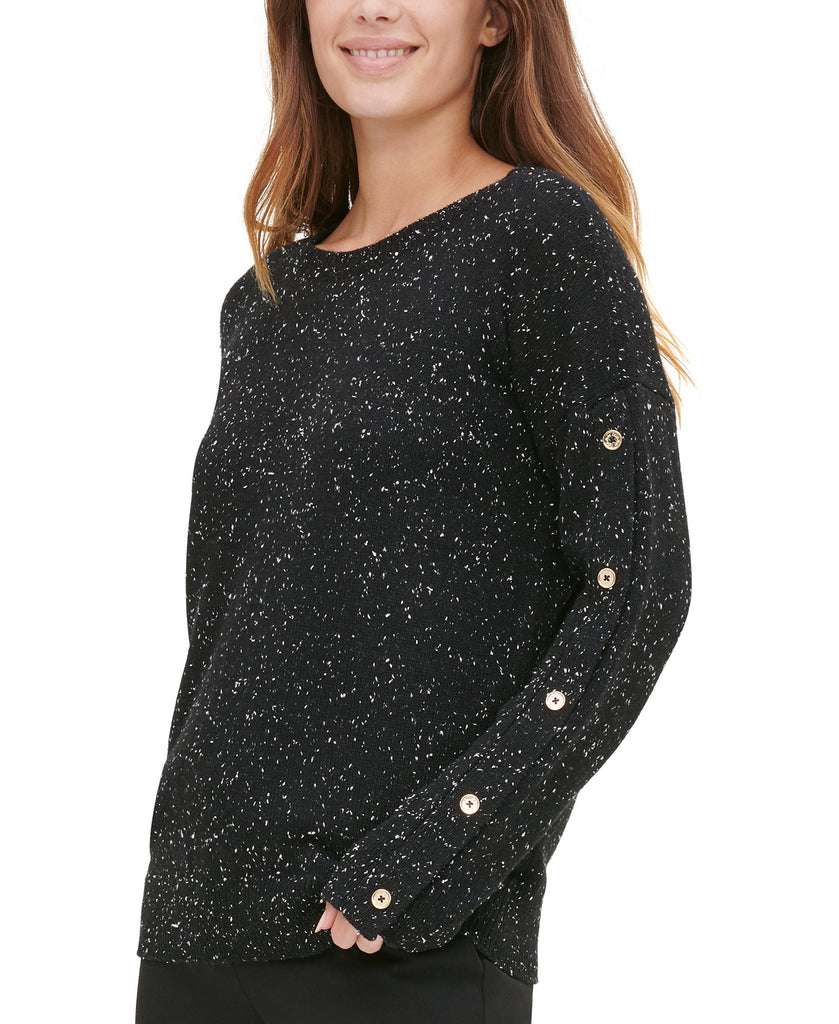 Calvin Klein Women Button Sleeve Sweater