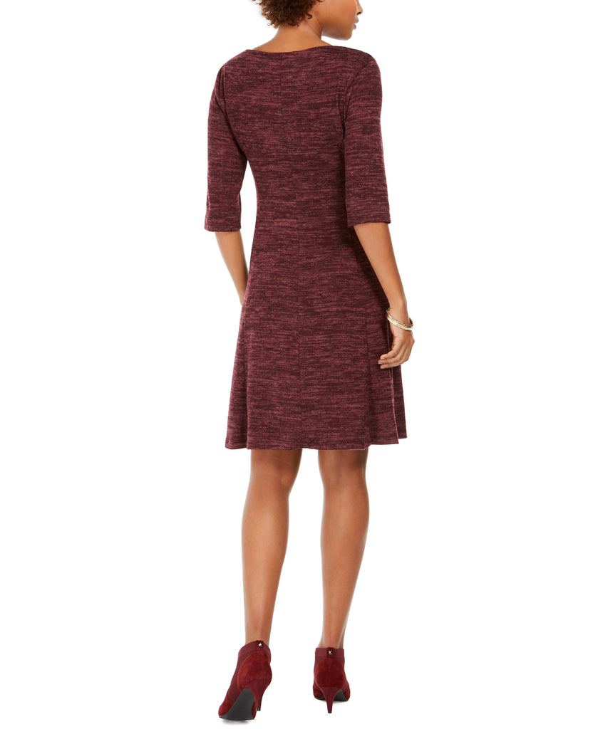 Connected Women Round Neck A Line Dress