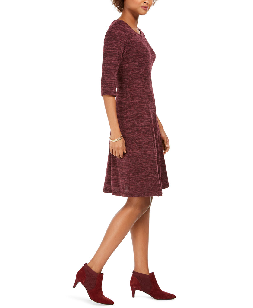 Connected Women Round Neck A Line Dress