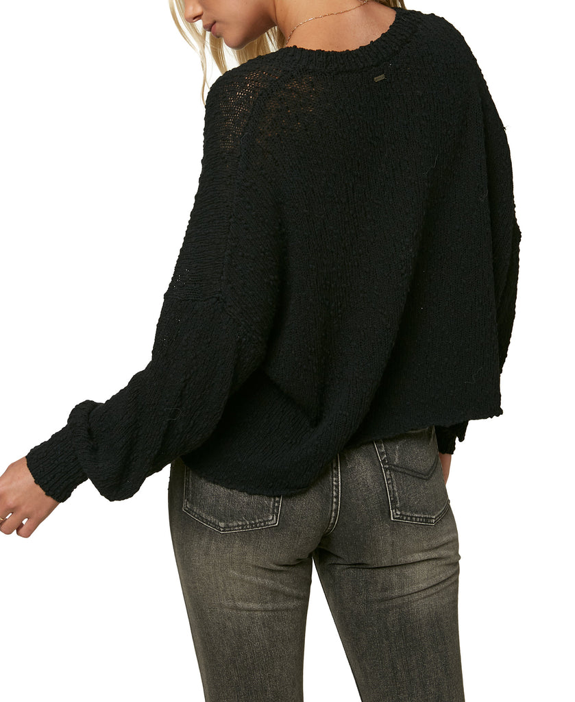 ONeill Women Seaport Cotton Balloon Sleeve Sweater