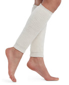 Hue Women Ribbed Legwarmers Ivory