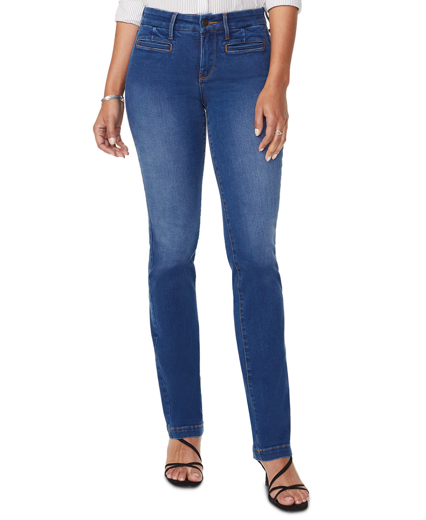 NYDJ Women Marilyn Tummy Control Straight Leg Jeans Cln Napier