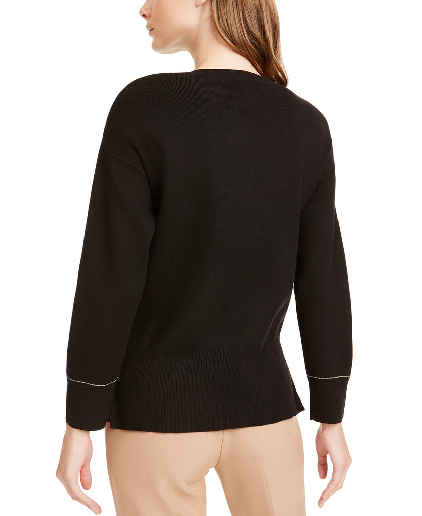 Anne Klein Women Lurex Shimmer Sweater