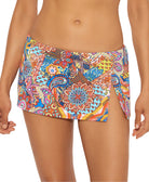Bleu by Rod Beattie Women Printed Skirted Hipster Bottom Multi
