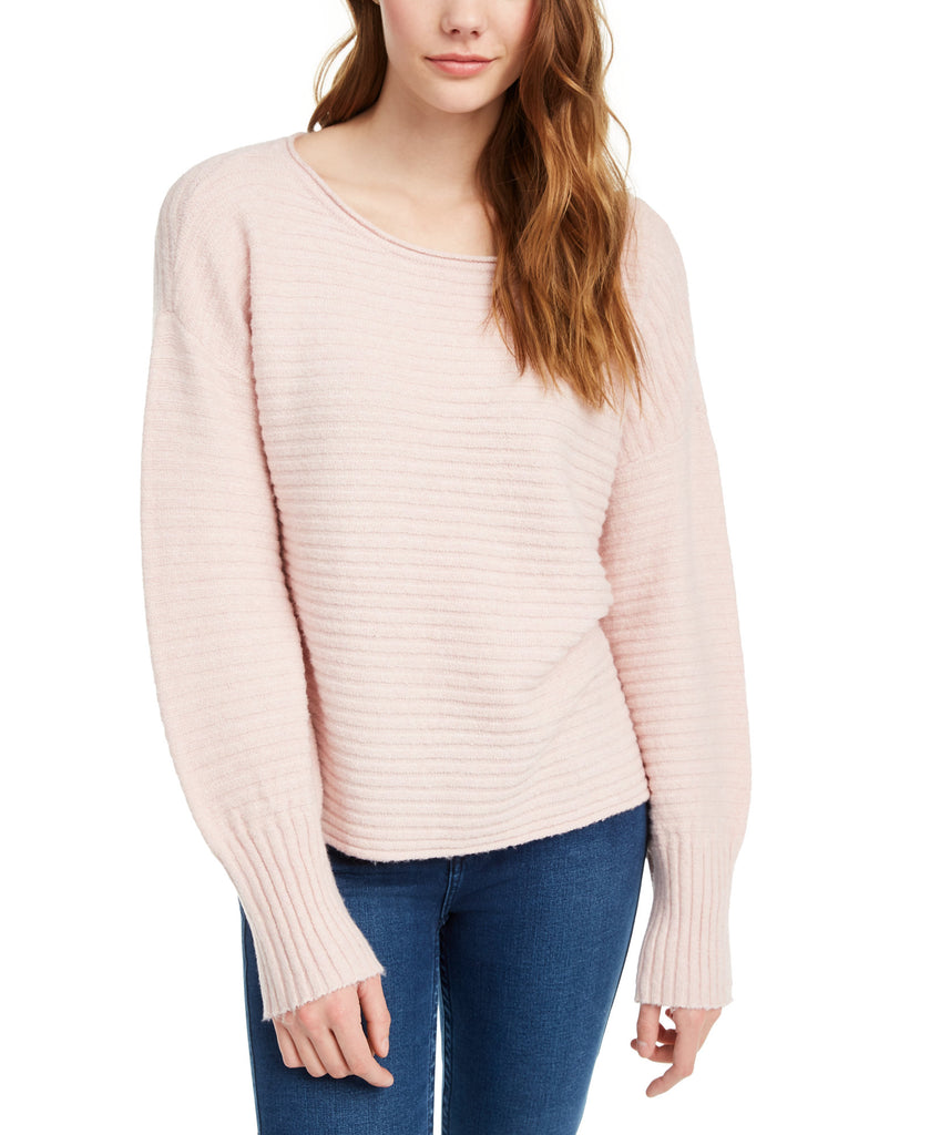 Pink Rose Women Ribbed Sweater Jasmine Pink