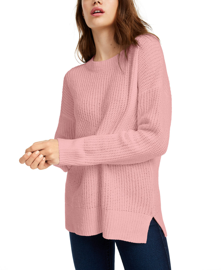 Pink Rose Women Chenille Sweater Desert Mauve