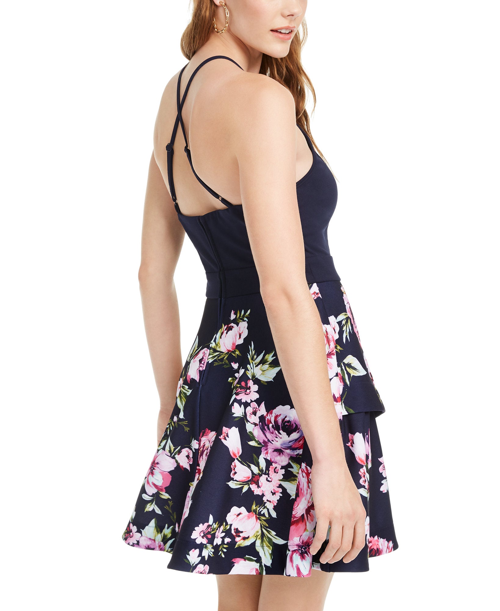 Speechless Women Halter Fit & Flare Dress