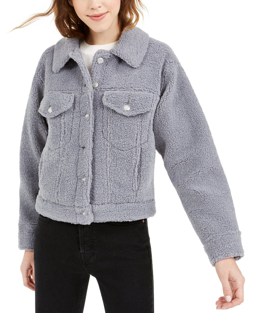 OAT Women Faux Sherpa Trucker Jacket