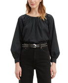 Levis Women Lily Long Sleeve Top Caviar