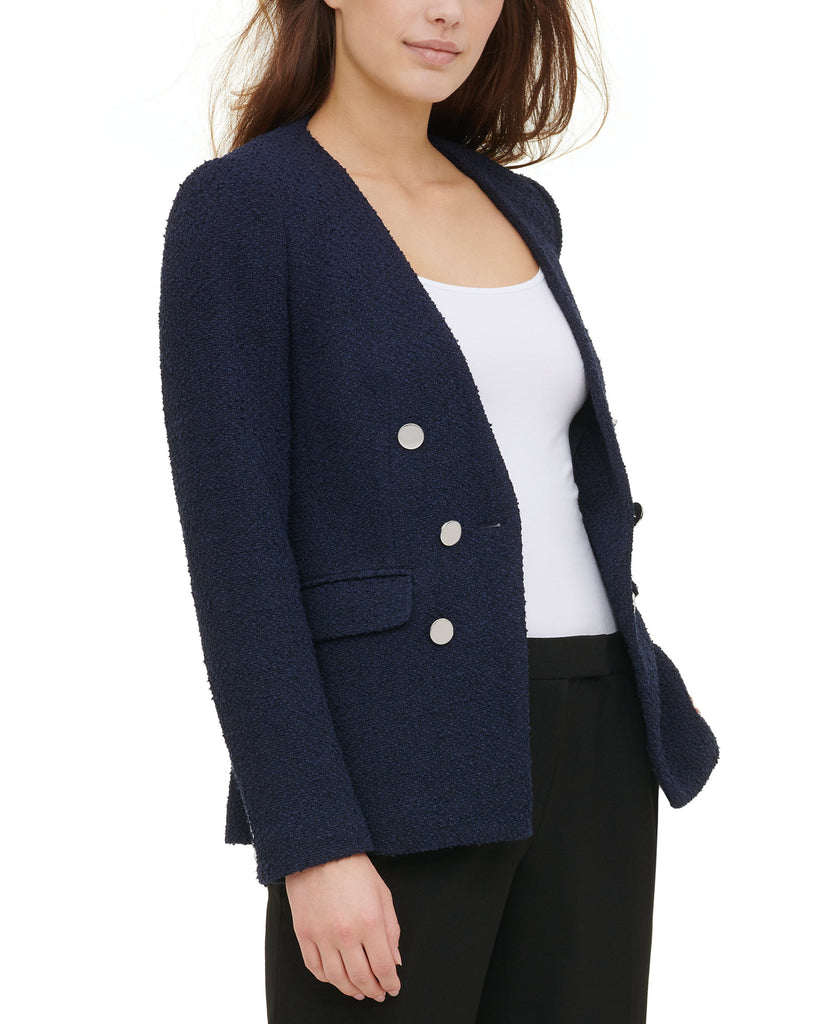 Calvin Klein Women Double Breasted Textured Blazer