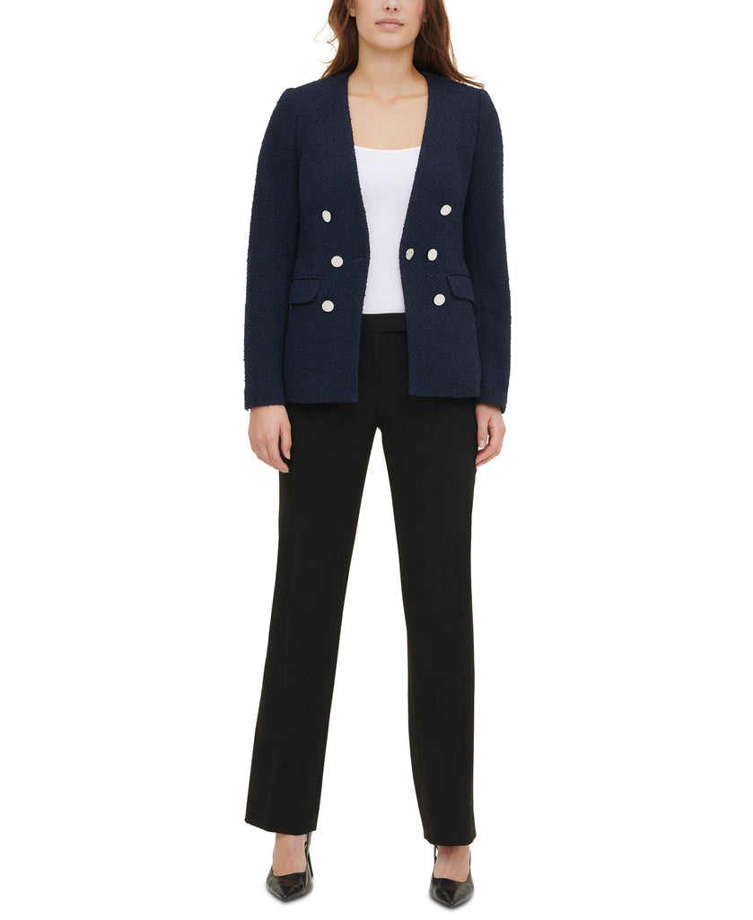 Calvin Klein Women Double Breasted Textured Blazer