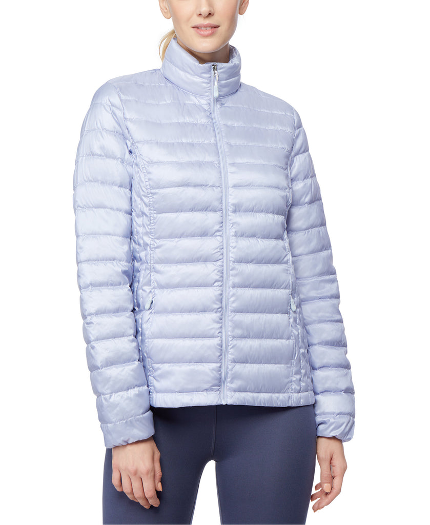 32 Degrees Women Packable Down Puffer Coat Lavender Sky