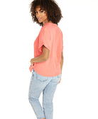 Charter Club Women Linen Tie Front Shirt
