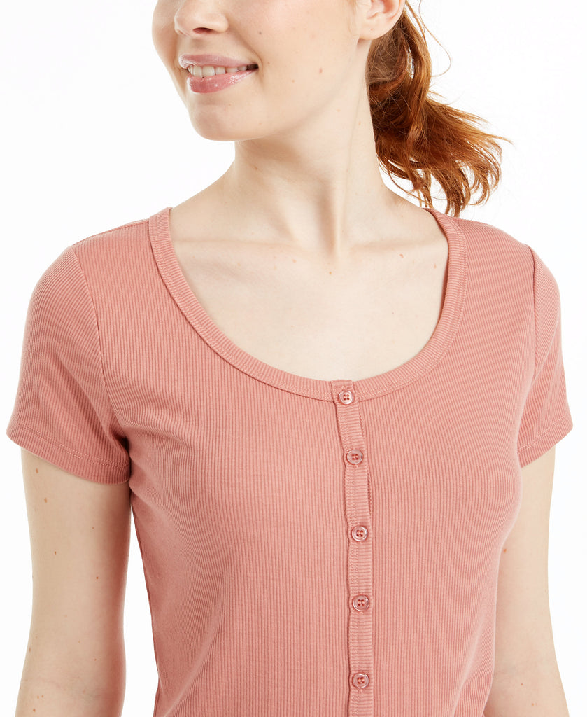 Hippie Rose Women Button Front Top